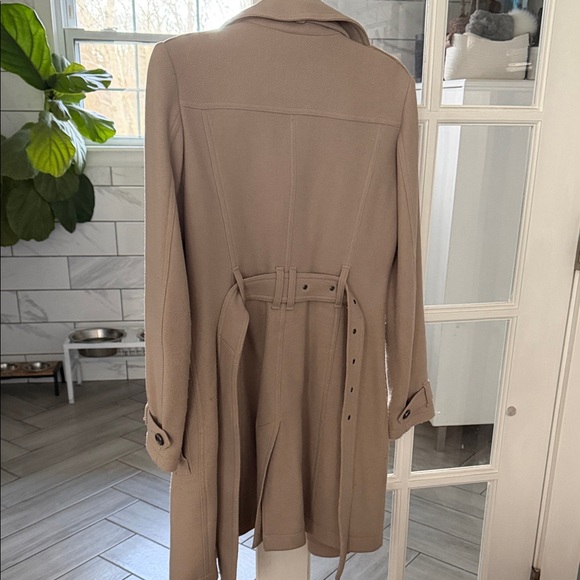 Burberry Brit Wool Beige Trench Coat for Women - Picture 12 of 16